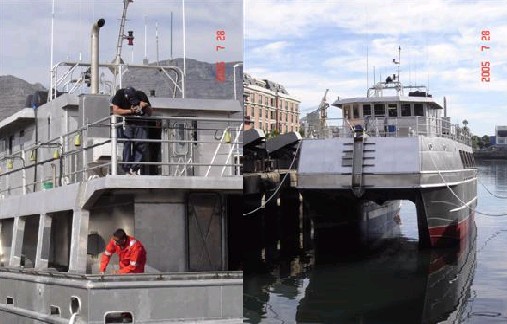 Aluminium catamaran