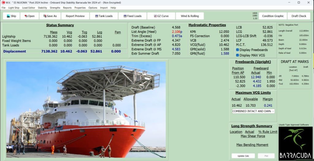 Main screen screen in Barracuda