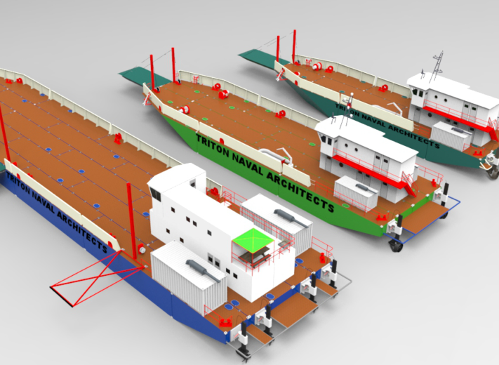 Modular Self-Propelled Barges